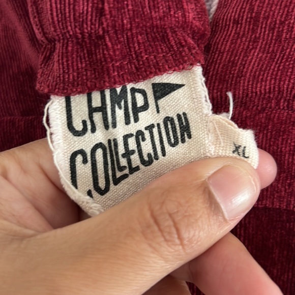 Bordeaux Corduroy Overall Romper - Picture 5 of 5